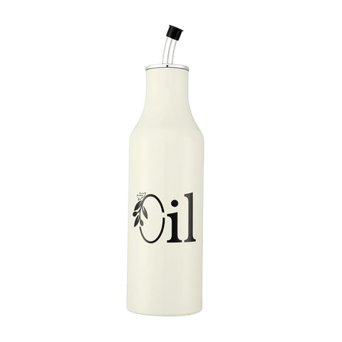 1L Stainless Steel Oil Dispenser Bottle | Oil Pourer for Kitchen BEIGE