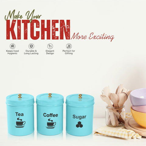 Dudki Quoted Round Canister set of 3