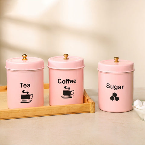 Dudki Quoted Round Canister set of 3