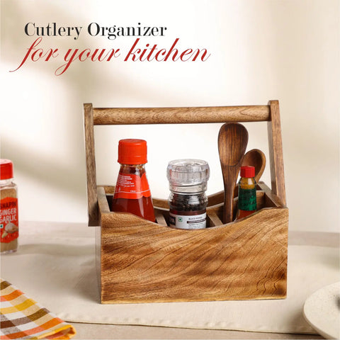 Dudki Wooden Cutlery Holder