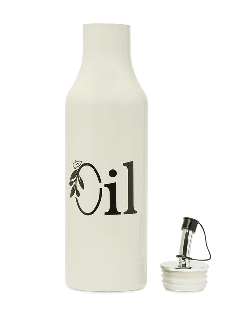 1L Stainless Steel Oil Dispenser Bottle | Oil Pourer for Kitchen BEIGE