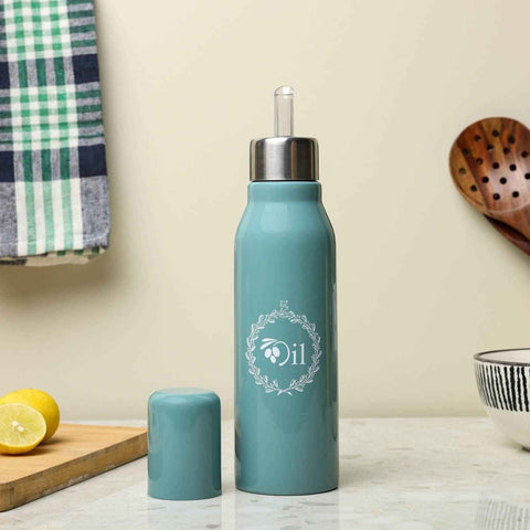Dudki Stainless Steel Oil Dispenser 750 ml Moss Green