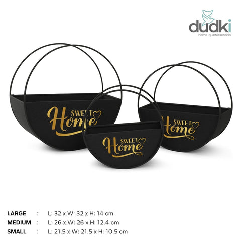 Dudki Sweet Homes Wall Planter Set of 3