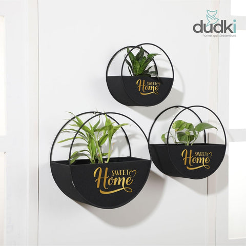 Dudki Sweet Homes Wall Planter Set of 3