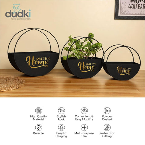Dudki Sweet Homes Wall Planter Set of 3