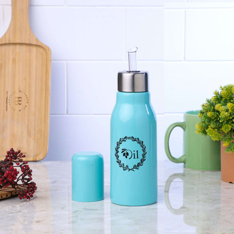 Dudki Stainless Steel Oil Dispenser 500 ml Aqua