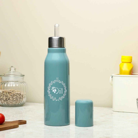 Dudki Stainless Steel Oil Dispenser 750 ml Moss Green